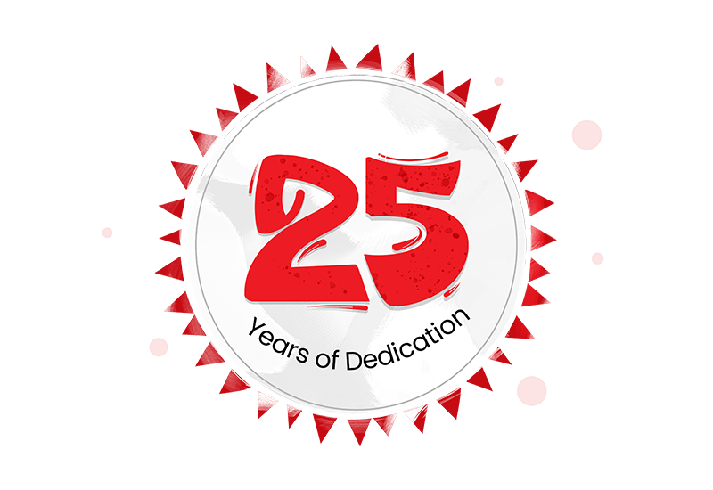 25 years of dedication